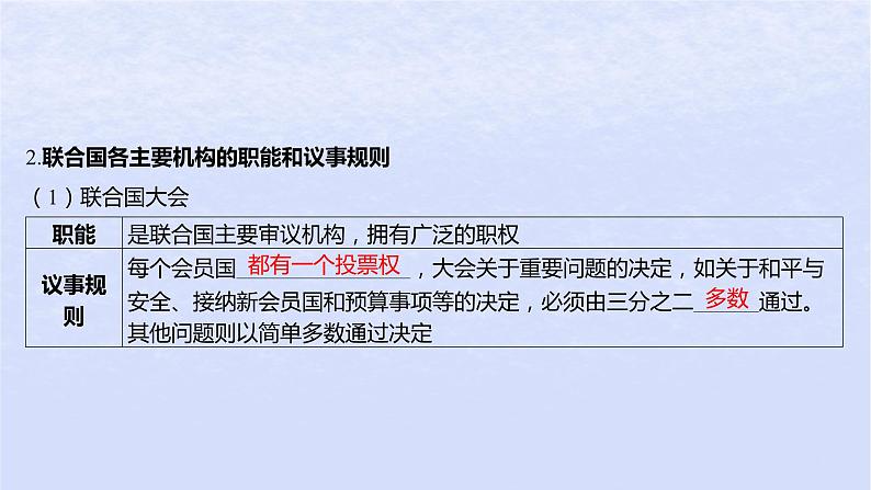江苏专版2023_2024学年新教材高中政治第四单元国际组织第八课主要的国际组织第二框联合国课件部编版选择性必修1第8页