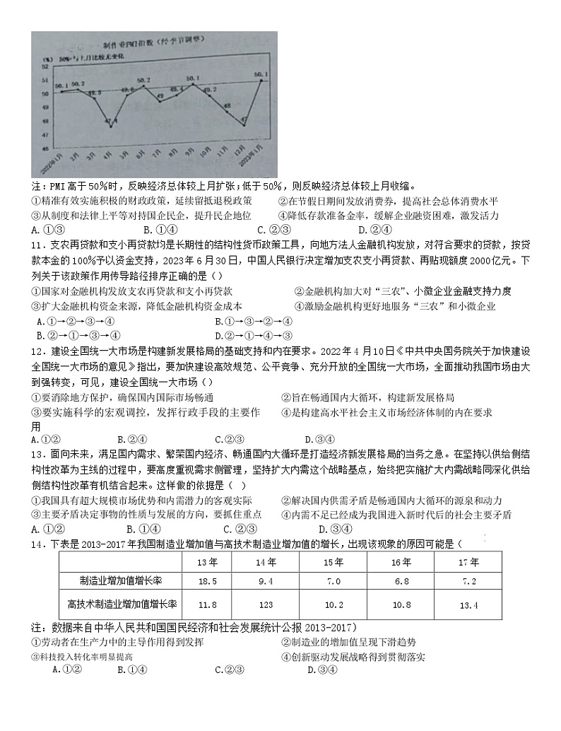 政治试题第3页