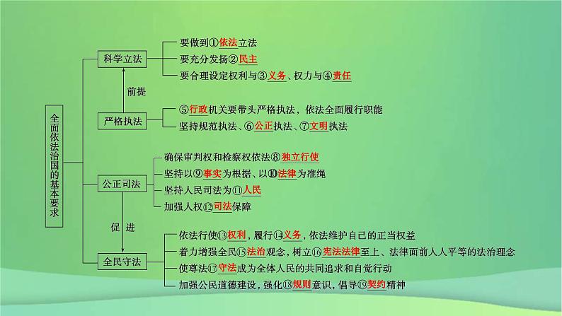 新高考政治一轮总复习课件全面依法治国第9课全面推进依法治国的基本要求(含解析)第7页