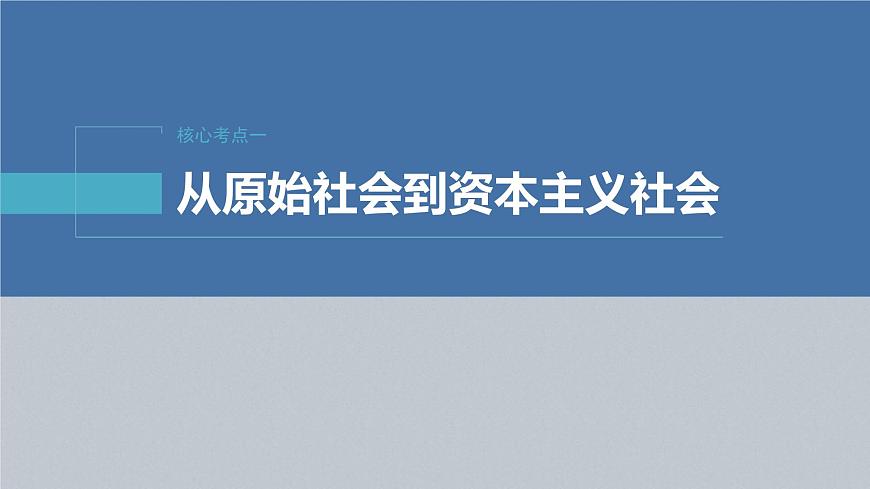 新高考政治二輪復(fù)習(xí)講義課件專題1課時1　人類社會的發(fā)展進程（含解析）第6頁
