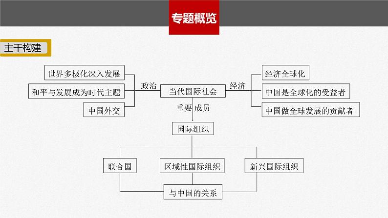 新高考政治二轮复习讲义课件专题12课时1 世界多极化与中国外交(含解析)第2页