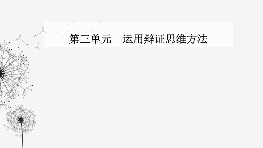 人教版高中思想政治選擇性必修3第三單元第八課第二框分析與綜合及其辯證關(guān)系課件第1頁
