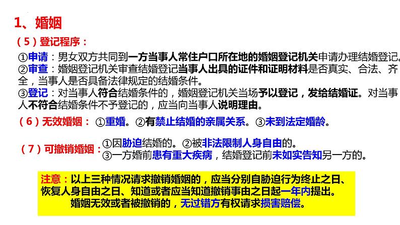 第六课 珍惜婚姻关系 课件-2024届高考政治一轮复习统编版选择性必修二法律与生活05