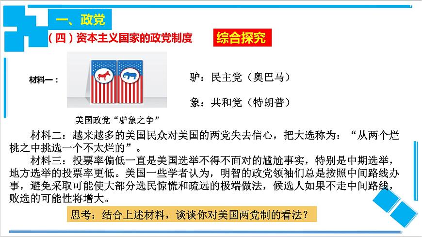 1. 3政黨和利益集團(tuán)第5頁(yè)