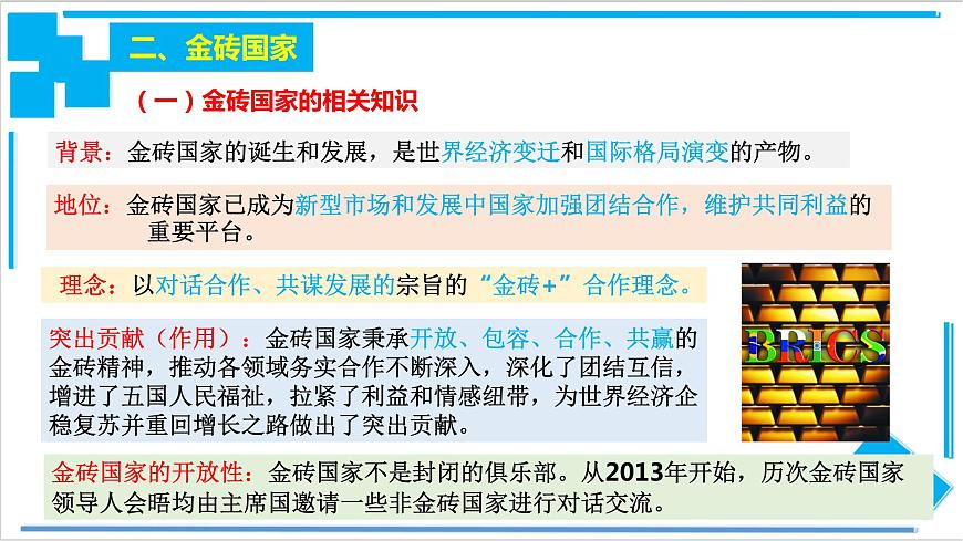 9.2中國與新興國際組織(課件)第8頁