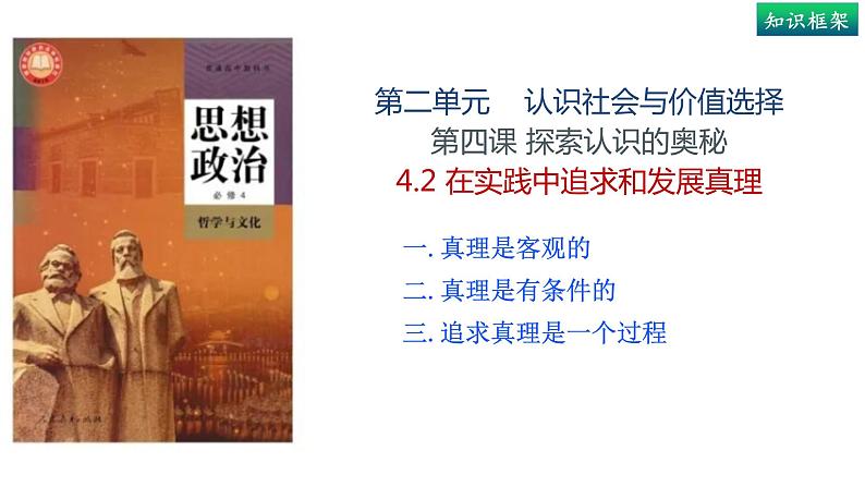 4.2在实践中追求和发展真理-高中政治统编版必修四《哲学与文化》课件PPT第1页