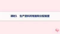 適用于新高考新教材2024版高考政治二輪復(fù)習(xí)專題突破練2我國的基本經(jīng)濟(jì)制度課時1生產(chǎn)資料所有制和分配制度課件