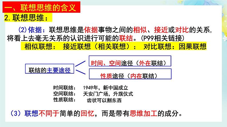 11.2 联想思维的含义与特征高二政治同步备课精品课件(统编版选择性必修3)06