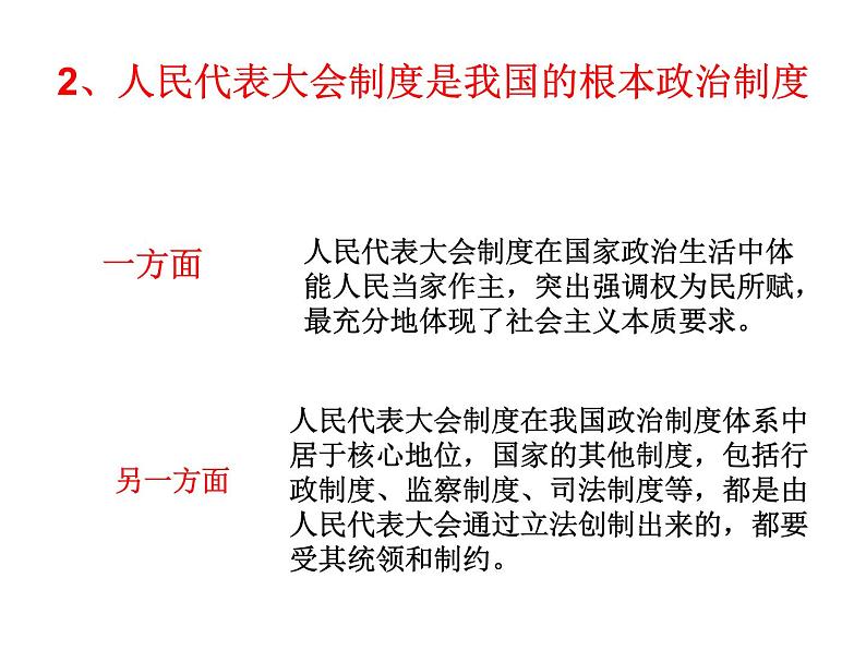 高中政治必修三5.2《人民代表大会制度:我国的根本政治制度》ppt课件(4)-新统编版第8页