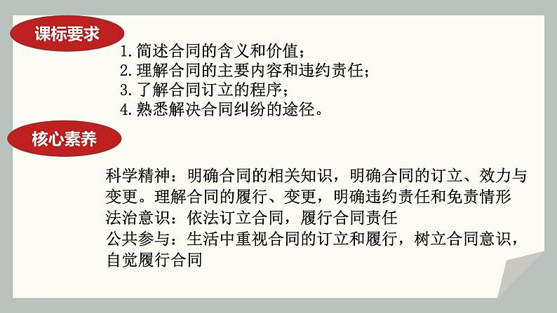 第三课订约履约 诚信为本课件2024届高考政治一轮复习统编版选择性必修二法律与生活第2页