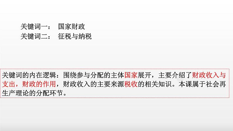 第八课 财政与税收-2024年高考政治一轮复习课件(人教版必修1)第3页