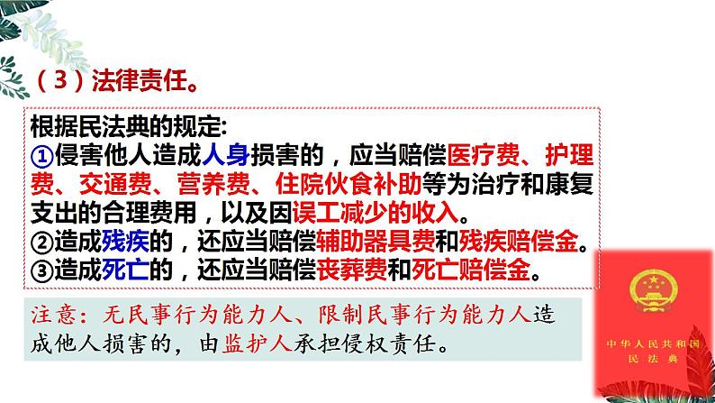 1.2 积极维护人身权利 课件-2023-2024学年高中政治统编版选择性必修二法律与生活 (1)第8页