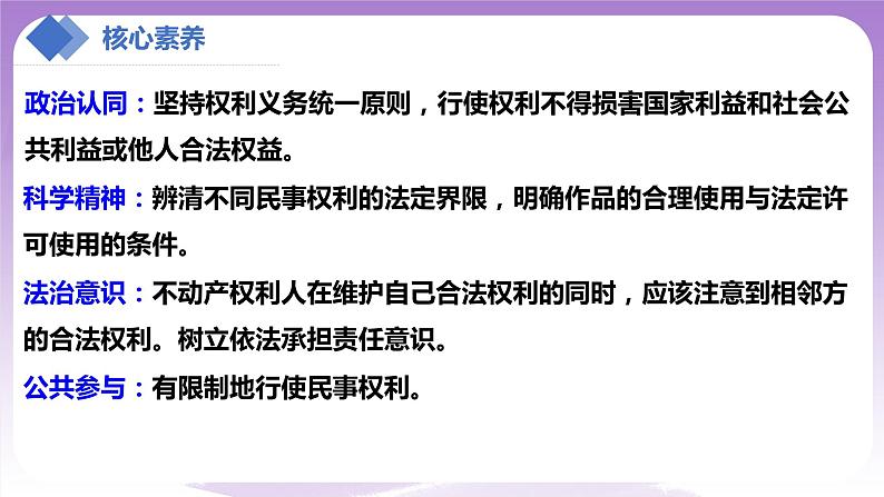 【核心素养】4.2《权利行使注意界限》课件第3页