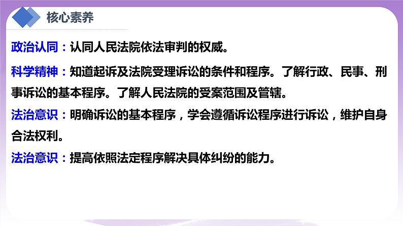【核心素养】10.2《严格遵守诉讼程序》课件第3页
