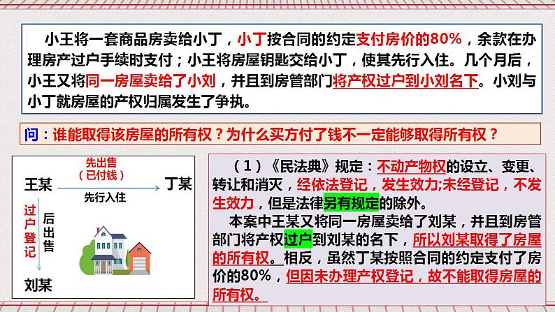 2.1《保障各类物权》课件 统编版高中政治选修二08