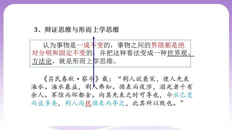 8.1《辩证思维的含义与特征》课件 统编版高中政治选修三第7页
