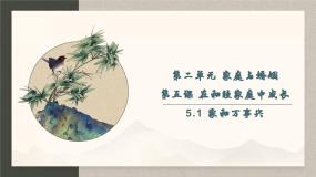 高中政治 (道德与法治)人教统编版选择性必修2 法律与生活家和万事兴教案配套课件ppt