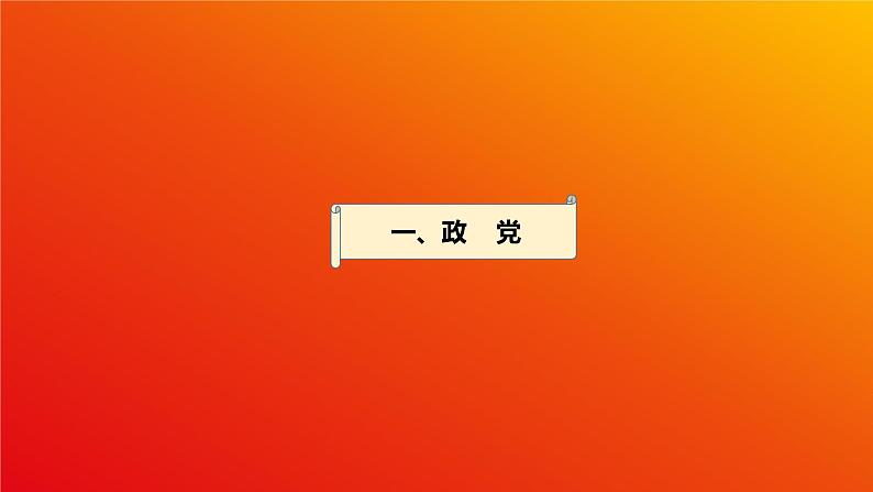 1.3 政党和利益集团(课件)-高中政治 选择性必修1 统编版02
