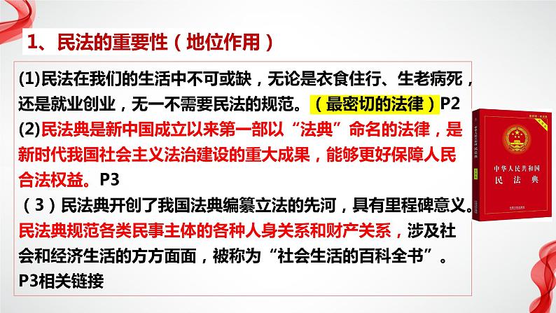 1.1认真对待民事权利与义务 课件 - 高中政治 选择性必修2 统编版08