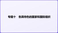 2024學(xué)年新高考政治二輪復(fù)習(xí)專(zhuān)題同步課件 專(zhuān)題十　各具特色的國(guó)家和國(guó)際組織