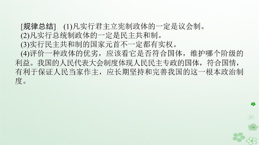 新教材2024高考政治二輪專題復(fù)習(xí)專題十各具特色的國(guó)家和國(guó)際組織課件第5頁(yè)
