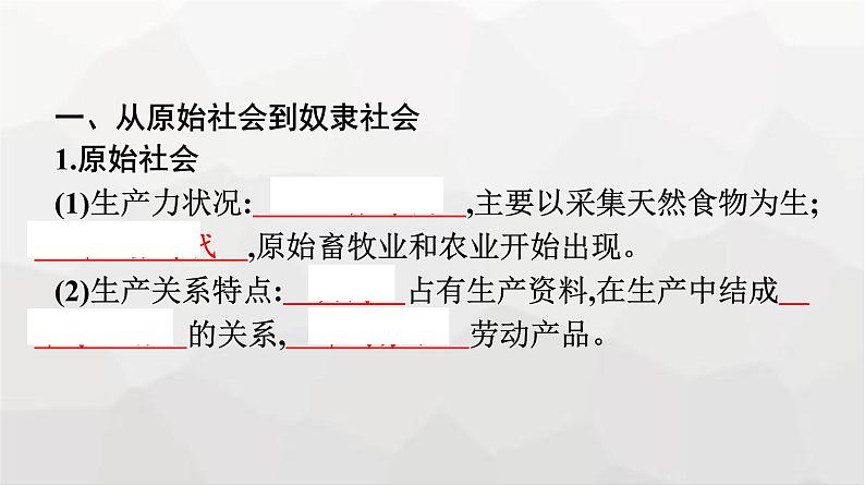 人教版(浙江专用)高中思想政治必修1第1课社会主义从空想到科学、从理论到实践的发展第1框原始社会的解体和阶级社会的演进课件第8页