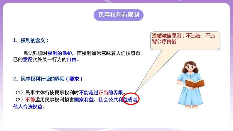 4.2 权利行使 注意界限 课件04
