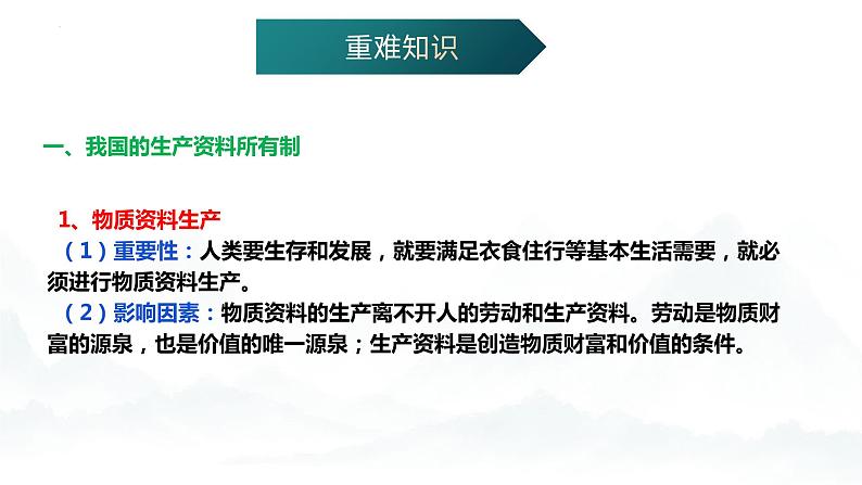 第1单元 生产资料所有制与经济体制(单元复习课件)-高一政治同步备课系列(统编版必修2)第4页