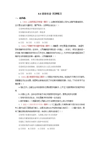 高中政治 (道德與法治)人教統(tǒng)編版必修3 政治與法治法治社會(huì)課堂檢測(cè)