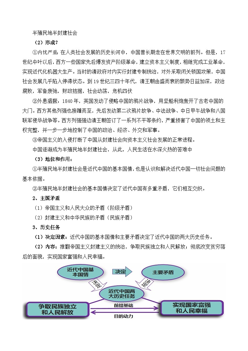 1.1中华人民共和国成立前各种政治力量(教学设计)高中政治必修三 政治与法治(统编版)第3页