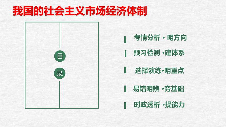 第二课 我国的社会主义市场经济体制 课件-2024届高考政治二轮复习统编版必修二经济与社会第5页
