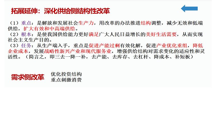 專題復習：從中央經濟工作 看如何助力高質量發(fā)展課件--2024屆高考政治二輪復習必備時政熱點第6頁