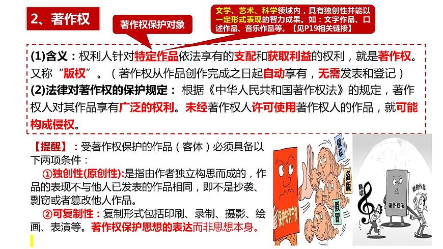 2.2尊重知識產(chǎn)權(quán) 課件 - 高中政治統(tǒng)編版選擇性必修二法律與生活第6頁