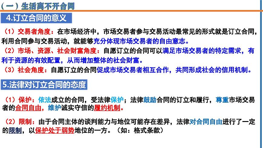 3.1 訂立合同學(xué)問大 課件 - 高中政治統(tǒng)編版選擇性必修二法律與生活第8頁