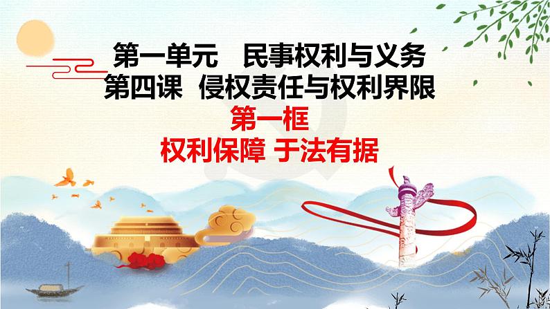 4.1 权利保障 于法有据 课件 - 高中政治统编版选择性必修二法律与生活02