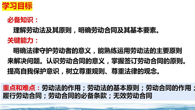 7.1 立足职场有法宝 课件 - 高中政治统编版选择性必修二法律与生活03