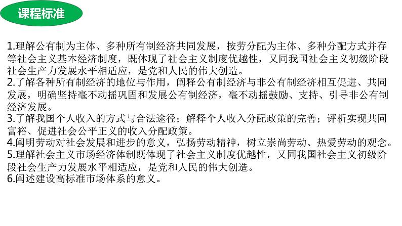 专题二 我国的基本经济制度课件-2024届高考政治二轮专题复习统编版必修二经济与社会第7页