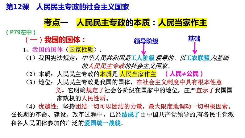 专题四 人民民主专政的社会主义国家 课件-2024届高考政治二轮复习统编版必修三政治与法治第5页