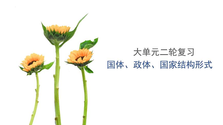 第一單元 國體、政體、國家結構形式課件-2024屆高考政治二輪復習統(tǒng)編版必修三政治與法治第1頁