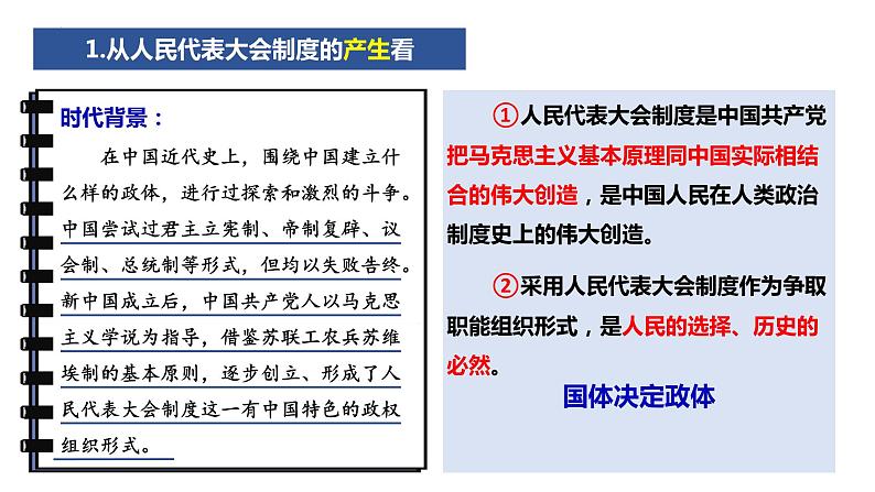 1.2 国家的政权组织形式(课件)高二政治课件(统编版选择性必修1)第5页
