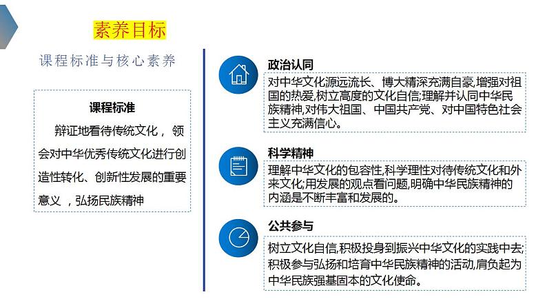 7.2 正确认识中华传统文化 课件-2024届高考政治一轮复习统编版必修四哲学与文化第3页