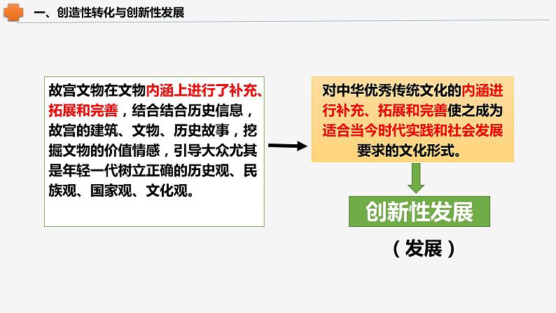 7.3 弘扬中华优秀传统文化与民族精神 课件-高中政治统编版必修四哲学与文化07
