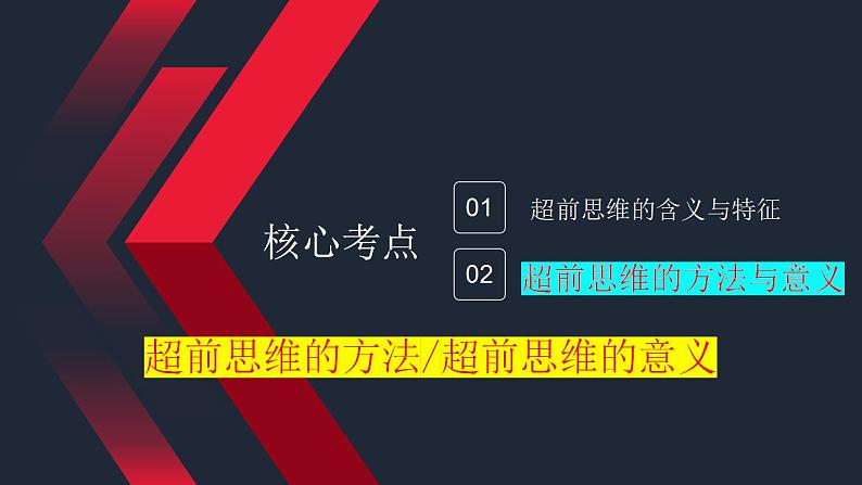 13.2超前思维的方法与意义课件-2024届高考政治一轮复习统编版选择性必修三逻辑与思维第6页