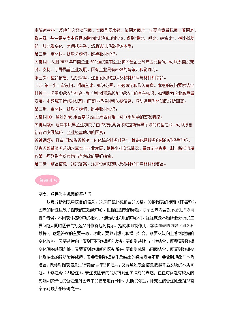 专题01 图表类主观题(原卷版)第3页