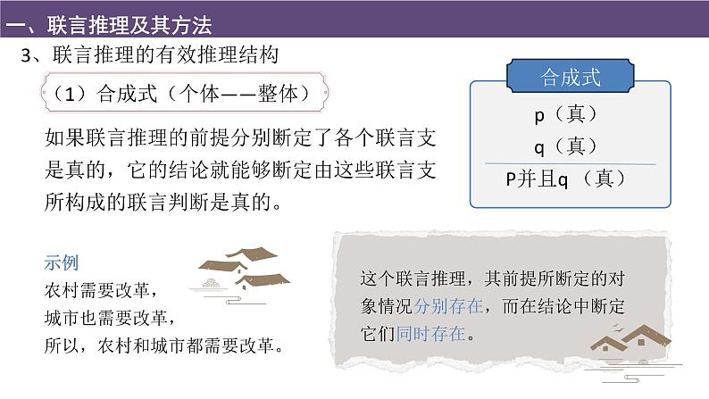 6.3 复合判断的演绎推理方法2023-2024学年高二政治教学示范课课件(统编版选择性必修3)06