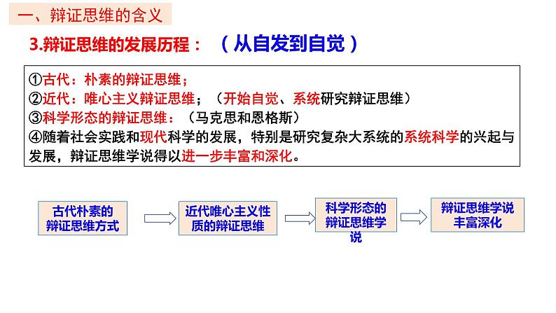 8.1 辩证思维的含义与特征2023-2024学年高二政治同步课堂课件(统编版选择性必修3)第8页