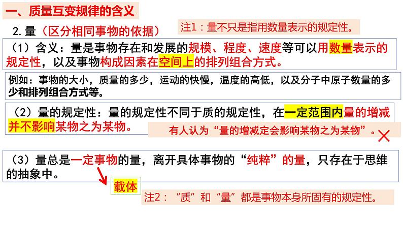 9.1 认识质量互变规律2023-2024学年高二政治同步课堂课件(统编版选择性必修3)05