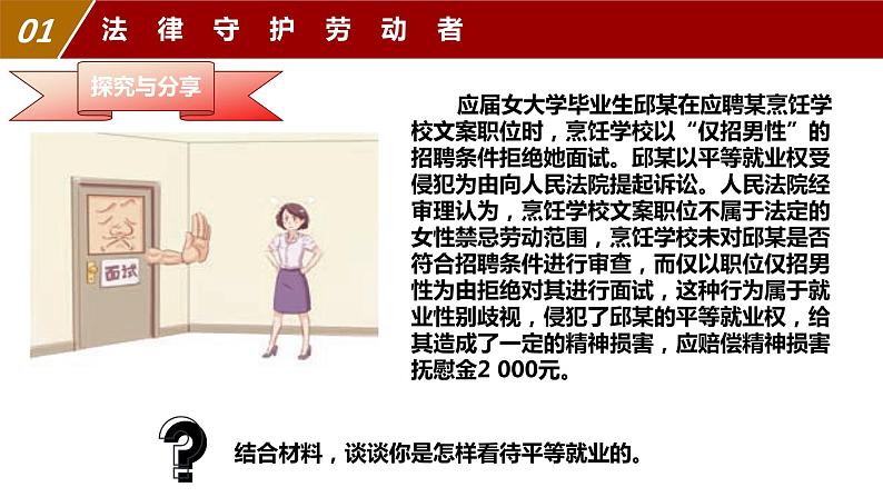 7.1 立足职场有法宝 课件 2023-2024学年高二政治《法律与生活》(统编版选择性必修2)第6页