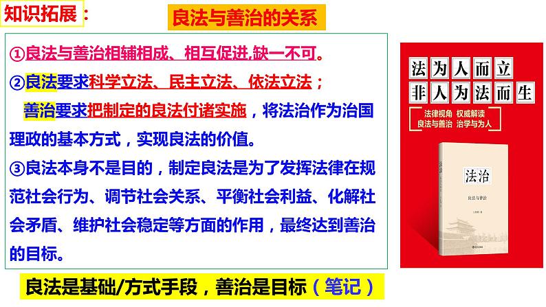 8.1 法治国家 课件 2023-2024学年高中政治 政治与法治 同步课件(统编版必修3)07