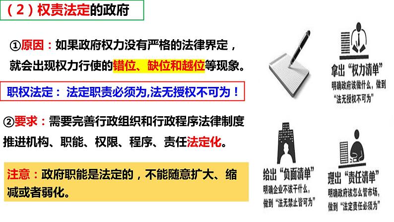 8.2 法治政府 课件 2023-2024学年高中政治 政治与法治 同步课件(统编版必修3)07
